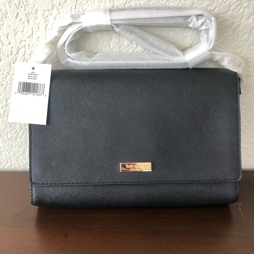 NWT Kate Spade Tilden Place Alek Crossbody - Blk
